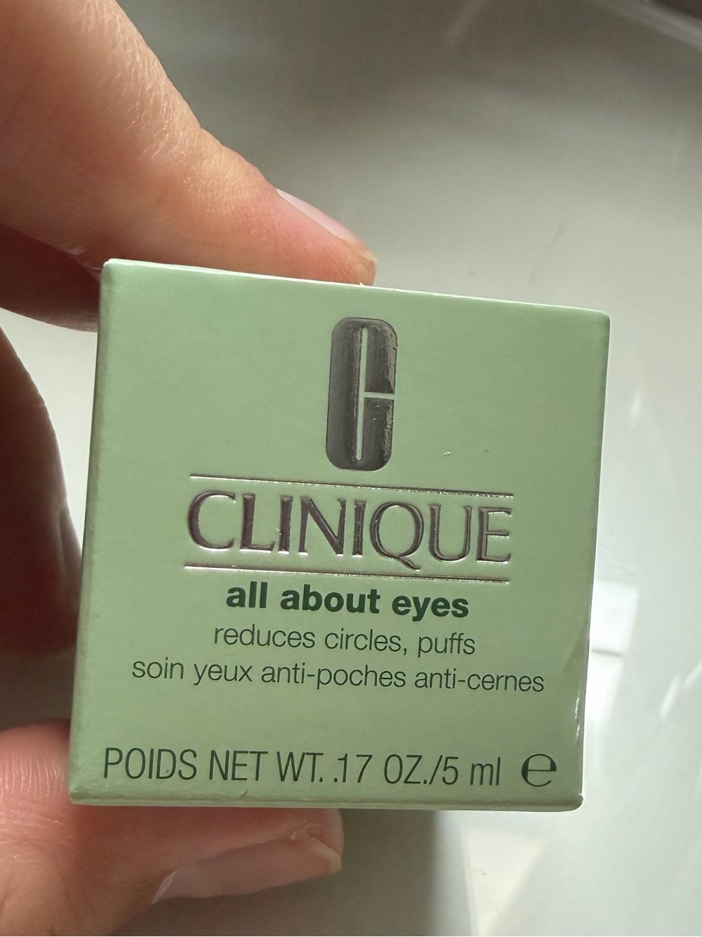 Clinique All About Eyes Reduces Circles Puffs Eye Cream 0.17 oz